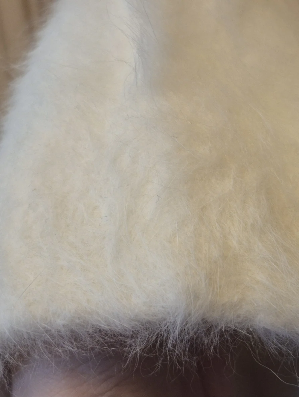 Rabbit Fur Beanie Hat - Picture 4 of 10